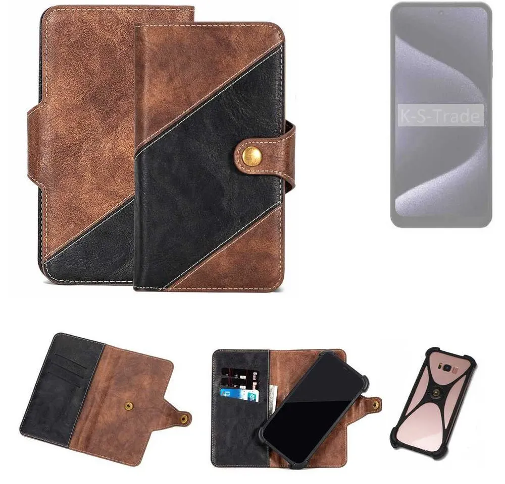 K-S-Trade Handyhülle für Hotwav Note 13 Max, Handyhülle Schutzhülle Bookstyle Case Klapphülle Cover Hülle