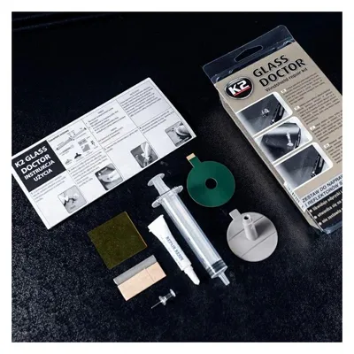 K2 Glass Doctor universal repair kit for car windows