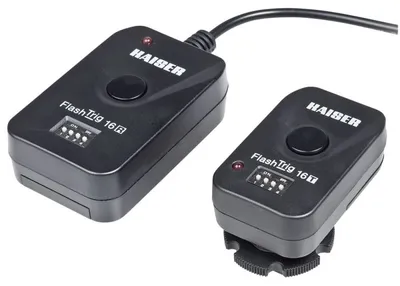Kaiser Funkauslöser-Set FlashTrig 16 für Studio-Blitzgeräte