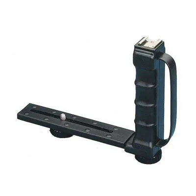 Handgriff Kaiser KAI1100 für Blitz faltbar 135mm Höhe 140mm Länge 1/4 Zoll Gewinde