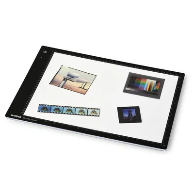 Leuchttisch Kaiser Slimlite Plano 42,9 x 30,9 cm, 90 LEDs, Akku, dimmbar