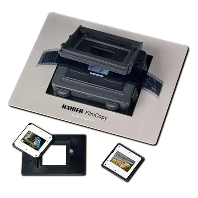 Filmcopier Kaiser Filmcopy Vario Kit Halterungen Lichttisch Anti-Reflex