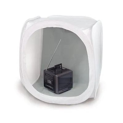 Kit Kamera Kaiser Cube-Studio 90cm Weiß/Schwarz Blau/Grau Tragetasche