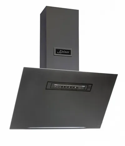 Kaiser Küchengeräte Kopffreihaube AT 6402 ECO..,Dunstabzugshaube 60cm Moire Glas in Graphitgrau 850m³/h Serie La Perle Noire, Kopffreie Dunstabzugshaube, Wandhaube, FullTouch, Randabsaugung, Ambient Light AT 6402 ECO..,Dunstabzugshaube 60cm Moire Glas in Graphitgrau 850m³/h, kopffrei Wandhaube Abluftbetrieb/ Umluftbetrieb