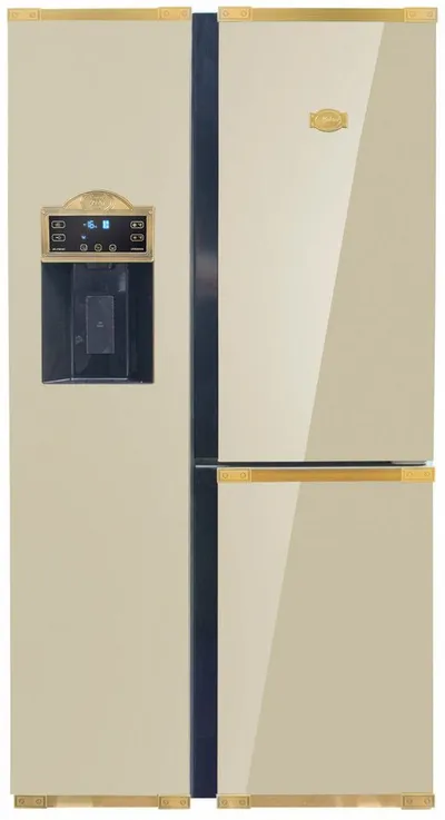 Kaiser Küchengeräte Side-by-Side Art Deco KS 90300 ElfAD Bio, 183 cm hoch, 91,1 cm breit, Kühl-Gefriergerät Side-by-Side Multi 9 Multifunktions