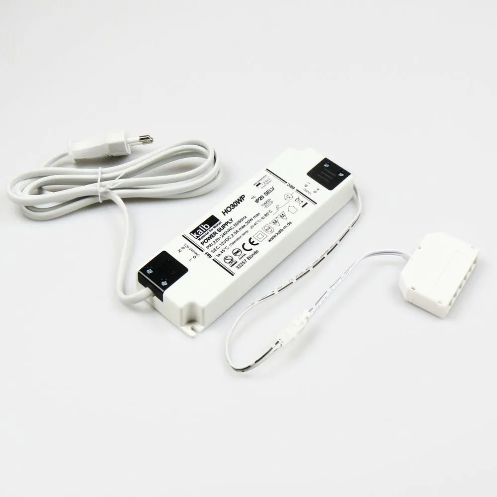 kalb kalb LED Netzteil 12V 30/60W Trafo Treiber Adapter LED Mini-Stecker Netzteil