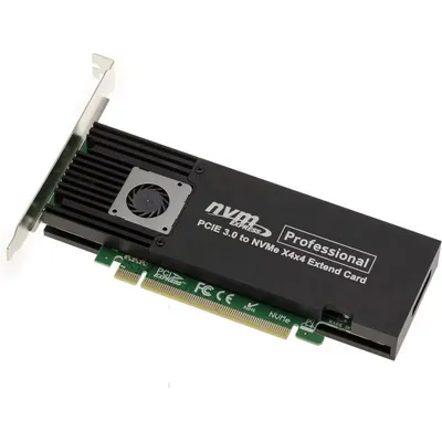Controller-Karte Kalea-informatique M2 PCIe 3.0 x16 64 Gbps mit Lüfter