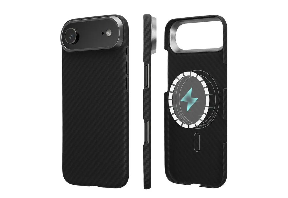 kalibri Smartphone-Hülle Hülle für Apple iPhone Air Aramid Handy Schutzhülle, Cover Case Handyhülle - Kompatibel mit MagSafe