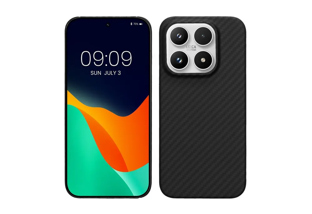 kalibri Smartphone-Hülle Hülle für Xiaomi 17, Aramid Handy Schutzhülle - Smartphone Cover Case