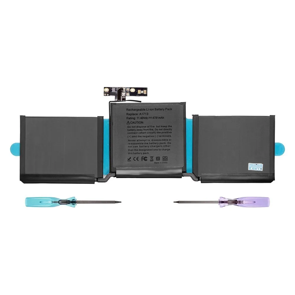 Kaputt.de Batterij Geschikt voor MacBook Pro A1708 13/ A1713)