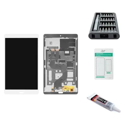 Kaputt.de Huawei MediaPad M3 Display weiss - Premium-Set