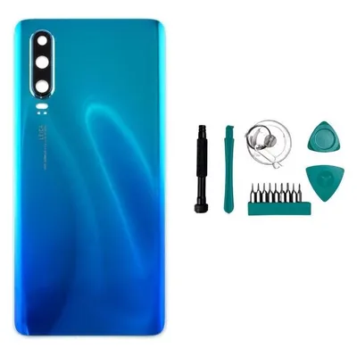 Kaputt.de Huawei P30 Backcover Aurora (blau-türkis) - Set