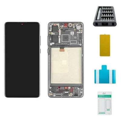 Kaputt.de Huawei P30 Display (mit Rahmen) schwarz - Premium-Set