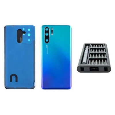 Kaputt.de Huawei P30 Pro Backcover Aurora (blau-türkis) - Premium-Set
