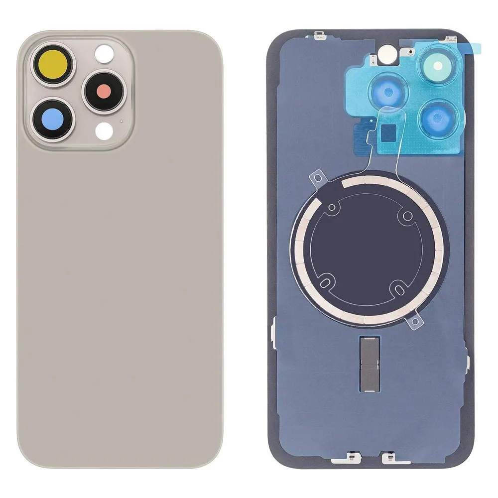 Kaputt.de iPhone 15 Pro Max Backcover Titan Natur
