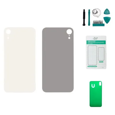 Kaputt.de iPhone XR Backcover Weiss - Set