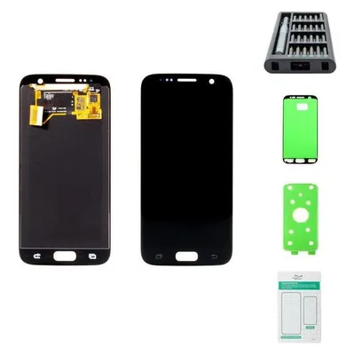 Kaputt.de Samsung Galaxy S7 Display schwarz - Premium-Set