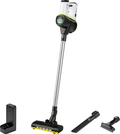 KÄRCHER Akku-Bodenstaubsauger VC 6 Cordless ourFamily, beutellos, 2 Saugstufen, Laufzeit: bis zu 50 min.,Wandhalterung mit Ladefunktion