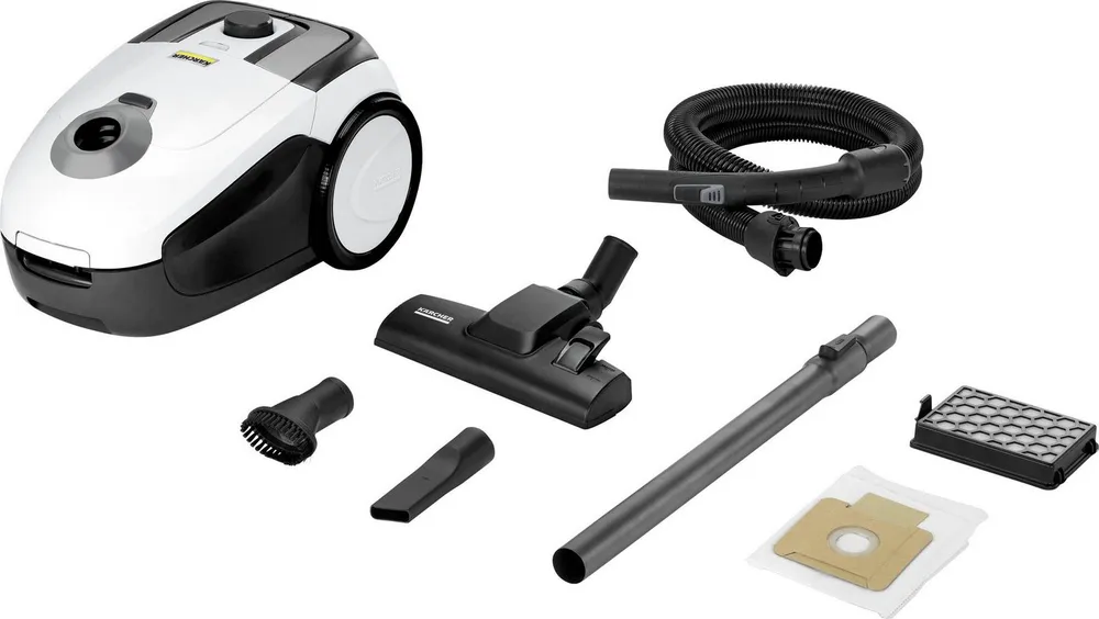 KÄRCHER Bodenstaubsauger VC 2, 700 W, mit Beutel, mit Beutel, Bodenstaubsauger mit Komfortausstattung, Hygienefilter