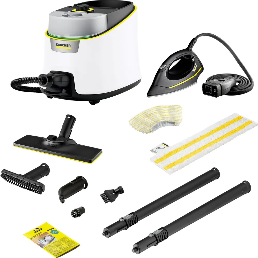 KÄRCHER Dampfreiniger SC 4 DELUXE IRON, 2200 W, inklusive Dampfdruck-Bügeleisen, Flächenleistung ca. 130 m²