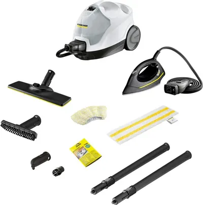 KÄRCHER Dampfreiniger SC 4 EASYFIX IRON, 2000 W, mit Bodendüse EasyFix und Dampfdruck-Bügeleisen