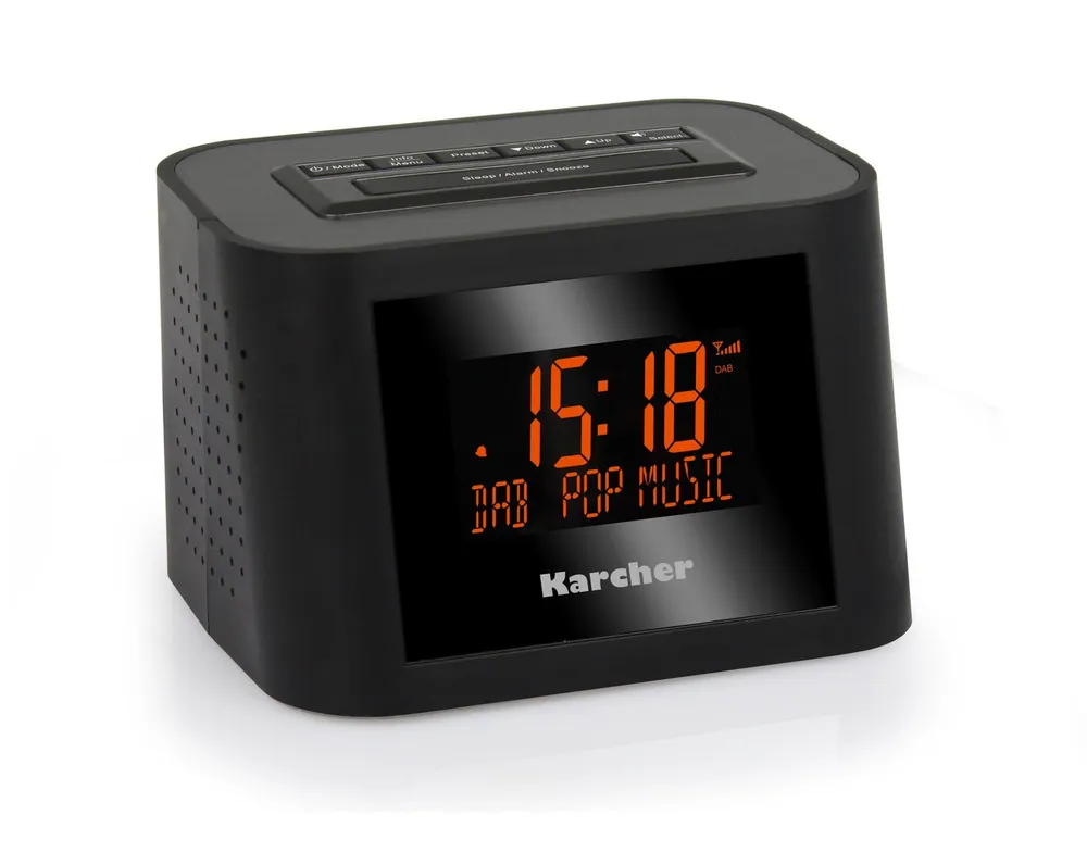 Karcher DAB 2420 Digitalradio (DAB) (DAB+, FM, 2 W, DAB+, FM-PLL mit RDS und Senderspeicher, dimmbares Display)