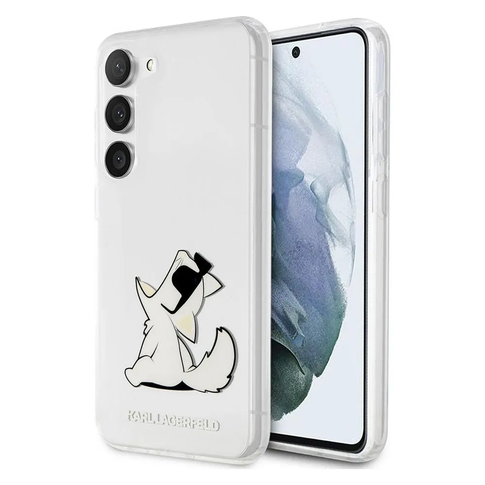 Karl Lagerfeld KLHCS23MCFNRC S23+ S916 transparent hardcase Choupette Fun