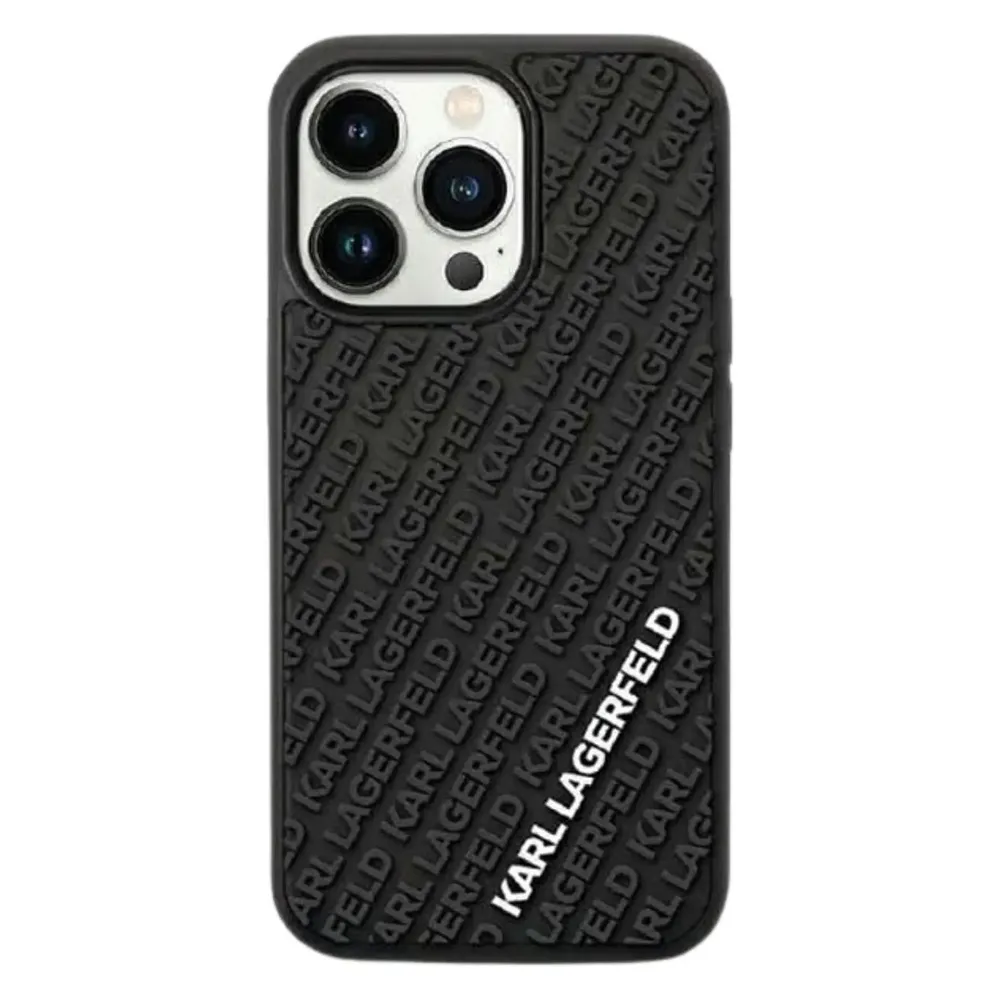 Karl Lagerfeld KLHCN613DMKRLK iPhone 11 / Xr 6.1" czarny/black hardcase 3D Rubber Multi Logo
