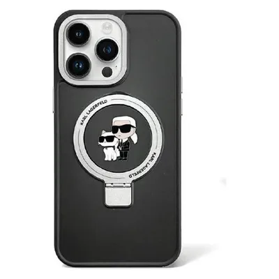 Karl Lagerfeld KLHMP13LHMRSKCK iPhone 13 Pro 6.1" czarny/black hardcase Ring Stand Karl&Choupettte M