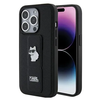 Karl Lagerfeld KLHCP15XGSACHPK iPhone 15 Pro Max 6.7" czarny/black hardcase Gripstand Saffiano Choup