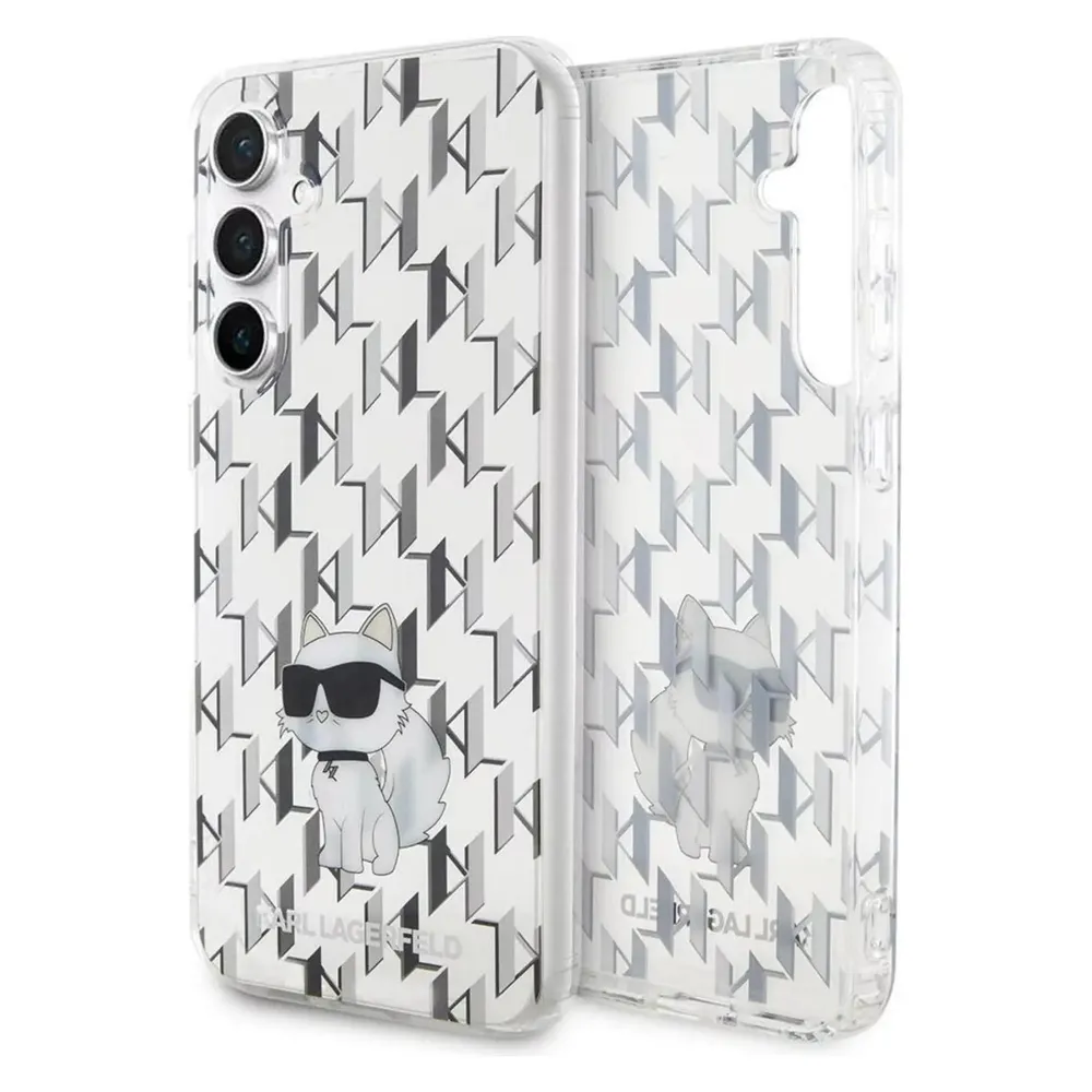 Karl Lagerfeld KLHCS23FEHNCMKLT S23 FE S711 transparent hardcase Monogram Choupette