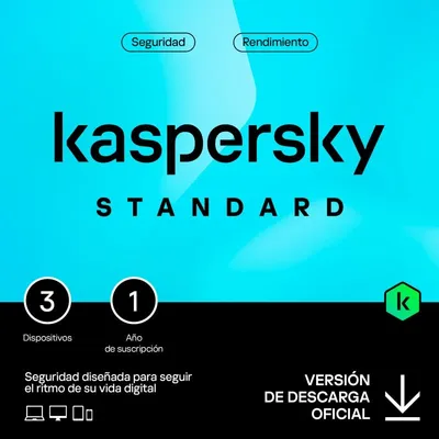 Digitale Lizenz für Kaspersky Standard Anti-Virus 3-Geräte, 1 Jahr