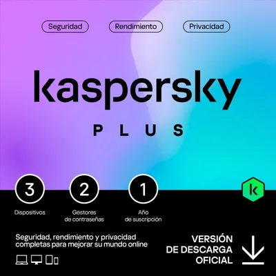 Digitale Lizenz für Kaspersky Plus Internet Security 3 Geräte, 1 Jahr