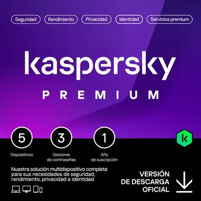 Kaspersky Premium Total Security 5 Geräte Digitale Lizenz 1 Jahr