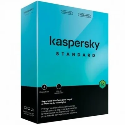 Kaspersky Standard Antivirus, 3 Geräte, 1 Jahr, erweiterte Sicherheit, PC/Mac/Android/iOS