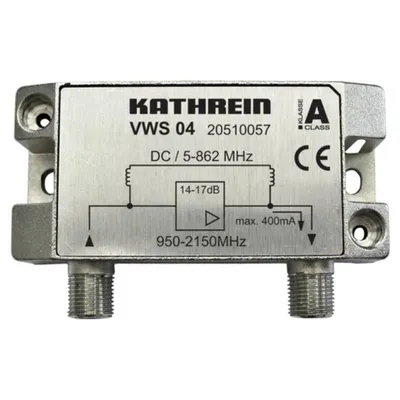 TV-Signalverstärker Kathrein VWS 04 F-Stecker