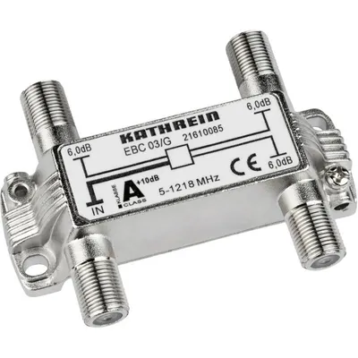 Verteiler Kathrein EBC 03/G 75 Ohm 5-1218 MHz F-Stecker Silber