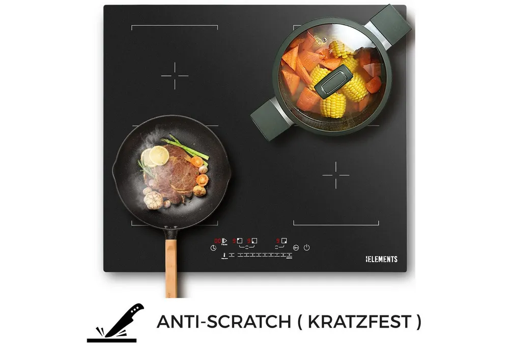 KB Elements Induktions-Kochfeld ELK111AS, AntiScratch (kratzfester Oberfläche), Warmhaltefunktion