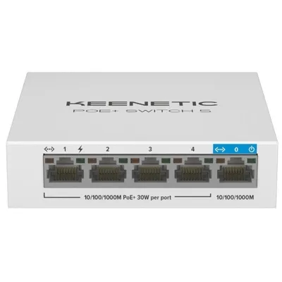 Switch Keenetic PoE+ 5 Ports Gigabit 4 PoE+ 60W