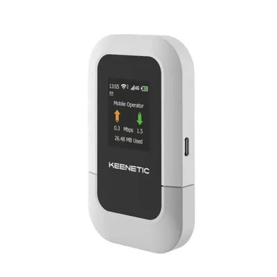 Tragbarer Router Keenetic KN-5110-01-EU Single-Band 2,4 GHz SIM Slot Akku 3000 mAh