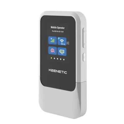 Tragbarer Router Keenetic KN-5210-01-EU Dualband 2,4 GHz / 5 GHz 4000 mAh Batterie
