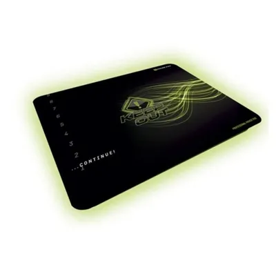 Mauspad Keep Out R2 320x270 mm Schwarz Grün Textil Gummi Anti-Rutsch