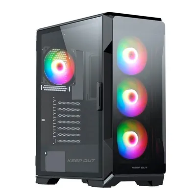 PC Case KeepOut XC-901 PRO ARGB Glas Metall E-ATX ATX ITX Micro-ATX PC Case KeepOut XC-901 PRO ARGB Glas Metall E-ATX ATX ITX Micro-ATX