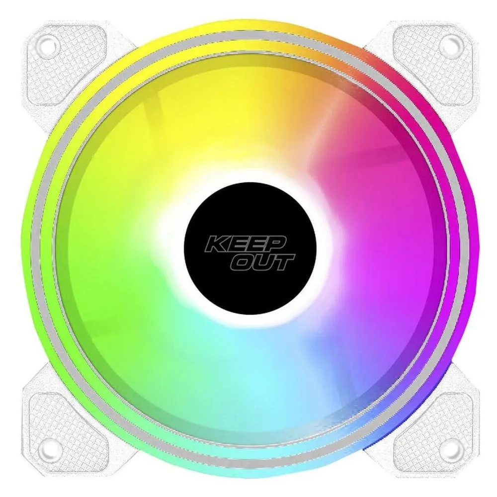 Kühlung Luft Keep Out 12 cm 1600 RPM XFC-120DRW LED ARGB Weiß