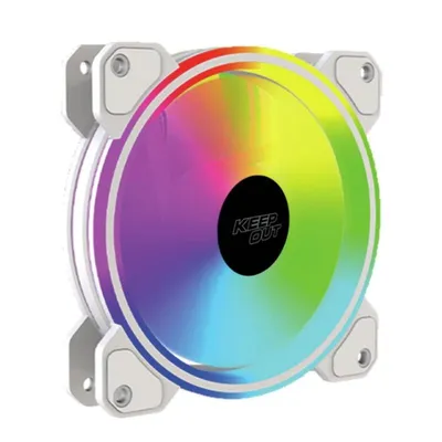 Kühlung Luft Keep Out 12 cm 1600 RPM XFC-120DRW LED ARGB Weiß