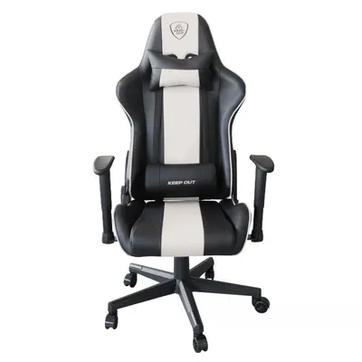 Keep Out XSPRO Racing Gaming Stuhl Schwarz/Weiß