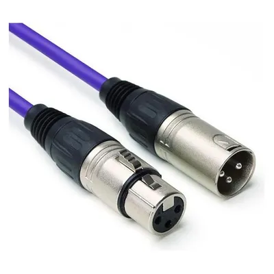 keepdrum Mikrofonkabel Set XLR 3-polig Länge 10m in 7 Farben