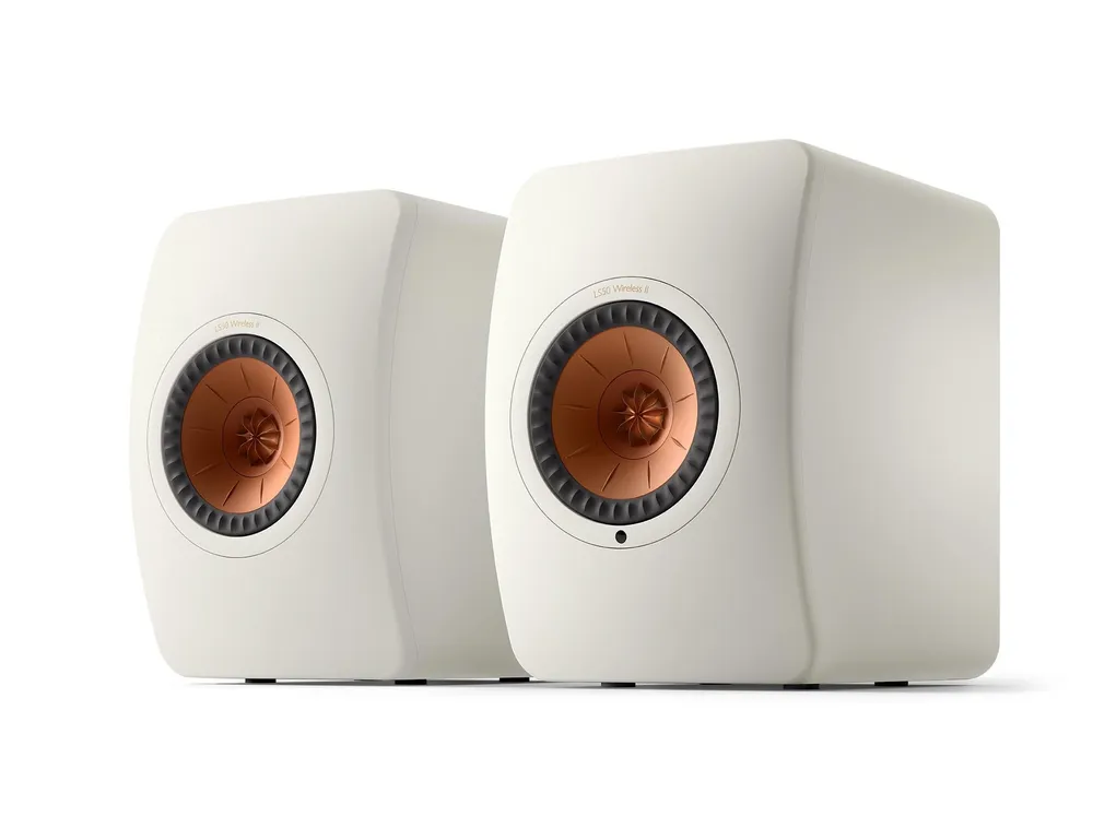 LS50 Wireless II paar weiß Regal-Lautsprecher