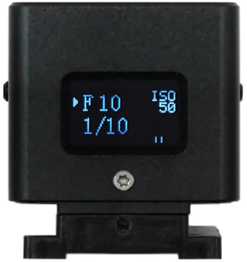 KEKS KM-Q OLED digitaler Belichtungsmesser schwarz Display Rückseite