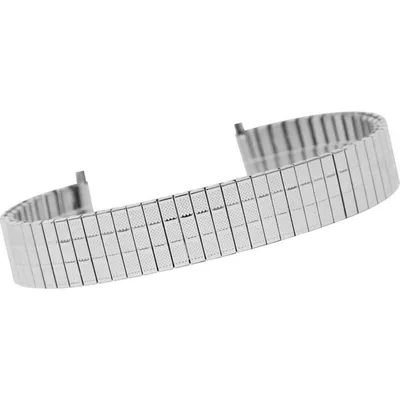 Armband Kemer 107S-12/16 dehnbar Edelstahl 12-16 mm silber